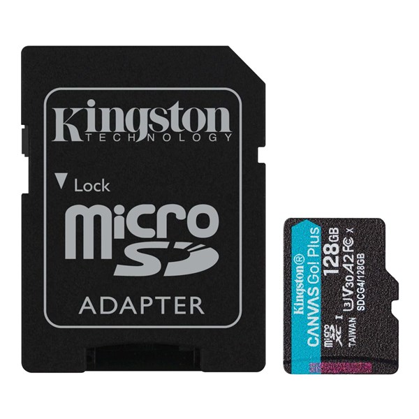 KINGSTON 128GB Micro SD Kart CANVAS GO+ SDCG4/128GB ikinci görünüm