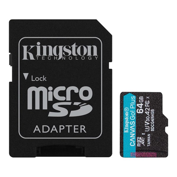 KINGSTON 64GB Micro SD Kart CANVAS GO+ SDCG4/64GB ikinci görünüm