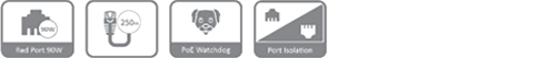 DAHUA 24port PoE 240w 2-SFP 2-Uplink 10/100 Yönetilemez Switch S3226-24ET-240