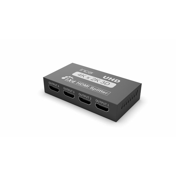 INCA 1port IHSK-430 1port HDMI (giriş) 4port HDMI (çıkış) 4K HDMI Splitter ikinci görünüm