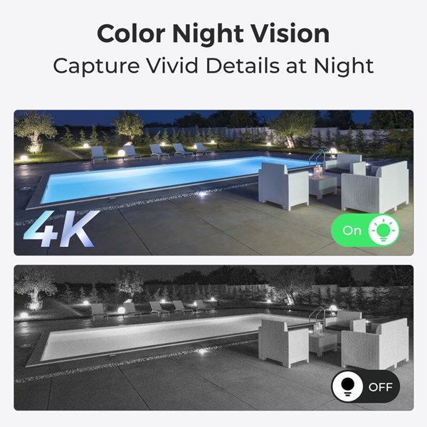 REOLINK 12MP Bullet 4mm Renkli IP Kamera IP67 P340
