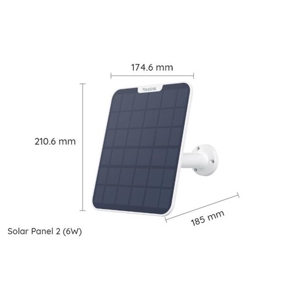 REOLINK Solar Panel 2 5.8Watt Beyaz ikinci görünüm