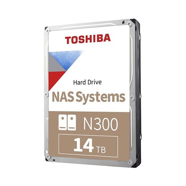 TOSHIBA 14TB 3.5" 14TB N300 HDWG51EUZSVA 7200 RPM 512MB SATA-3 NAS Diski
