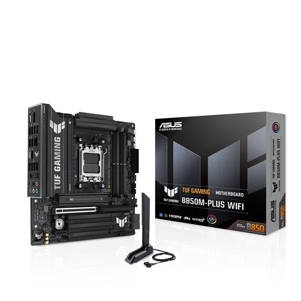 ASUS TUF GAMING B850M-E WIFI6E DDR5 HDMI DP PCIE 5.0 AM5 mATX ikinci görünüm
