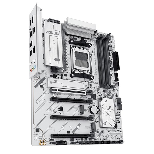 ASUS B650E MAX GAMING WIFI6E W DDR5 HDMI DP PCIE 5.0 AM5 ATX BEYAZ