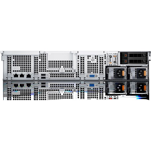 DELL 2XGOLD 5416S R760XS PER760XS5SPL-32GB DDR5 RDIMM- 2X480GB SSD-2x1100w Titanium 2U Rack Sunucu