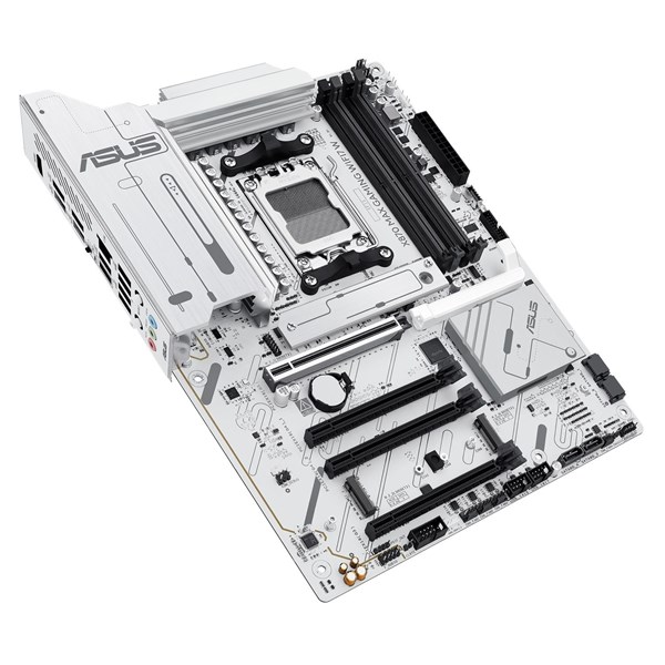 ASUS X870 MAX GAMING WIFI7 W DDR5 HDMI DP PCIE 5.0 AM5 ATX BEYAZ