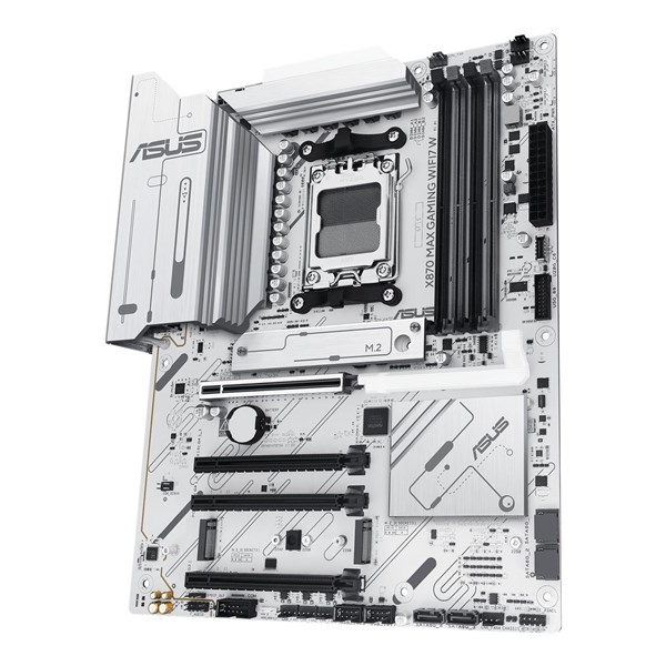 ASUS X870 MAX GAMING WIFI7 W DDR5 HDMI DP PCIE 5.0 AM5 ATX BEYAZ