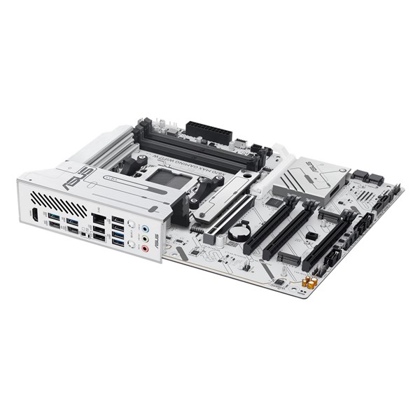 ASUS X870 MAX GAMING WIFI7 W DDR5 HDMI DP PCIE 5.0 AM5 ATX BEYAZ