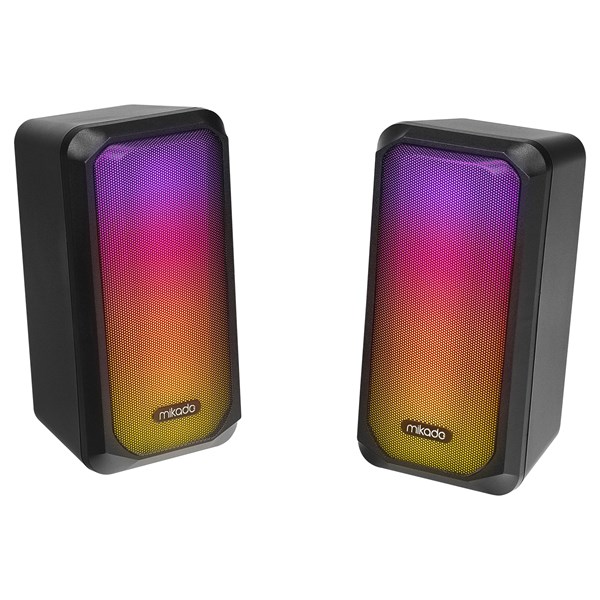 MIKADO MD-356 Siyah Hoparlör RGB Ledli