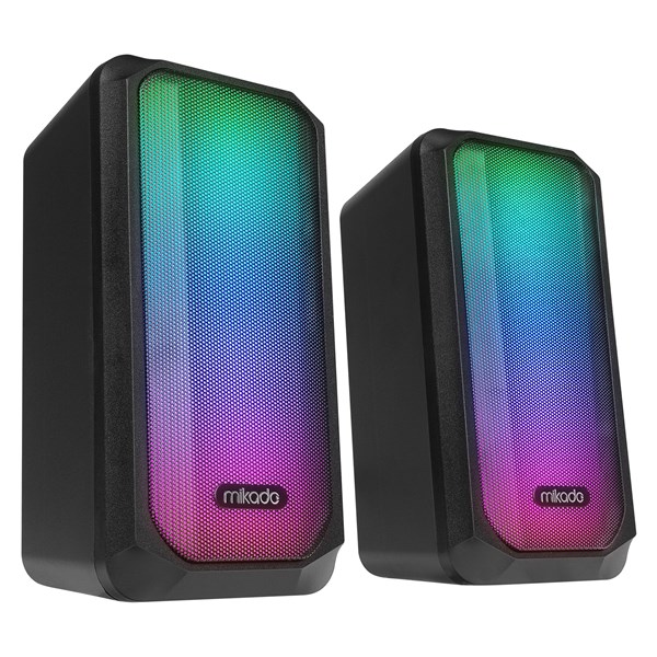 MIKADO MD-356 Siyah Hoparlör RGB Ledli ikinci görünüm