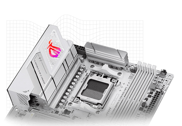 ASUS ROG STRIX B850-G GAMING WIFI7 DDR5 HDMI DP PCIE 5.0 AM5 mATX BEYAZ