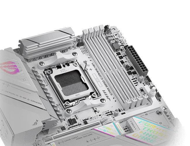 ASUS ROG STRIX B850-G GAMING WIFI7 DDR5 HDMI DP PCIE 5.0 AM5 mATX BEYAZ