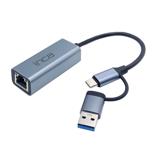 INCA IUTP-01T Gigabit TypeC-USB 3.0 Harici Ethernet ikinci görünüm