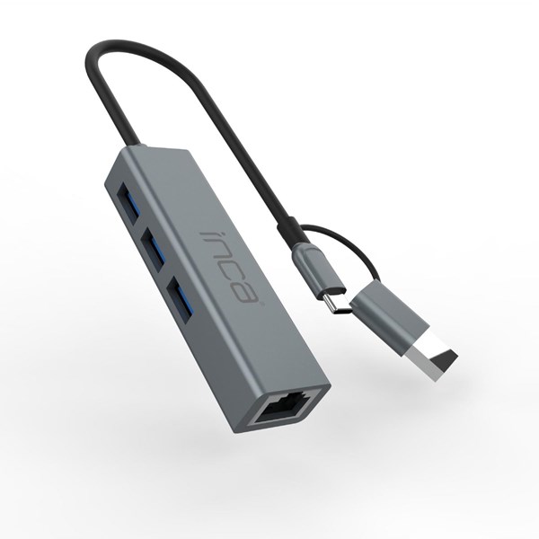 INCA IUTP-03T Gigabit TypeC Ethernet Çoklayıcı Hub ikinci görünüm