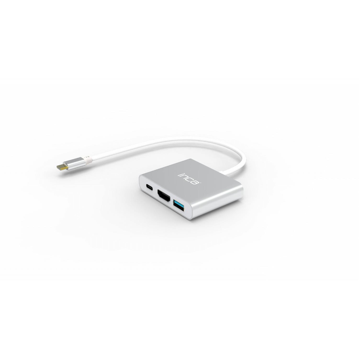 INCA ITPC-04T 0.15metre TYPE-C - HDMI Görüntü Adaptörü Gümüş 100W