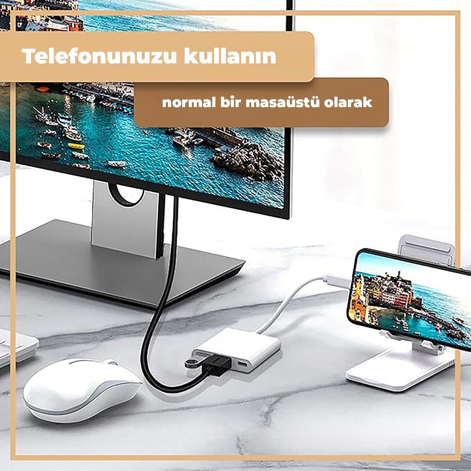 INCA ITPC-04T 0.15metre TYPE-C - HDMI Görüntü Adaptörü Gümüş 100W