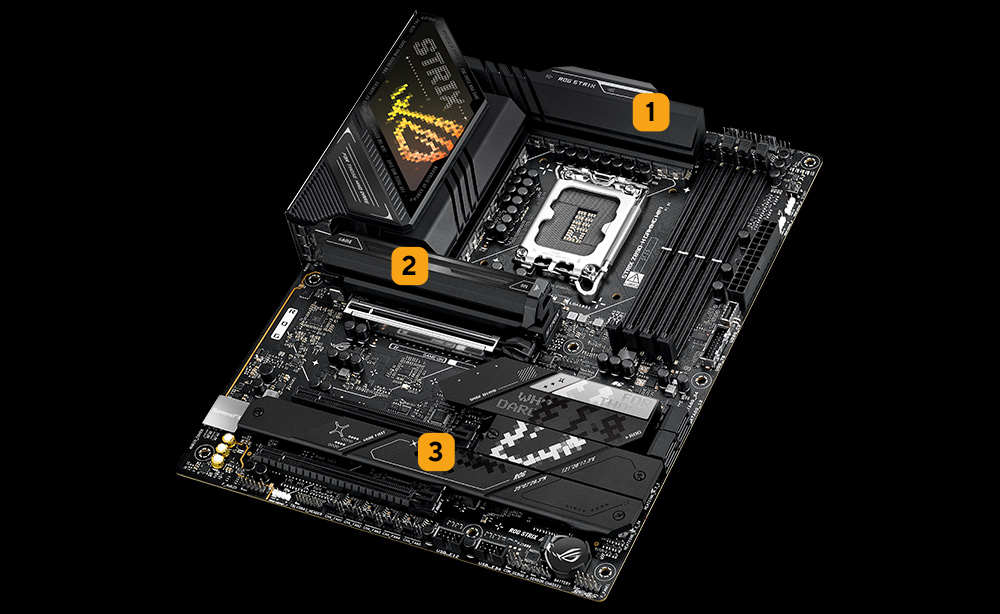 ASUS ROG STRIX Z890-H GAMING DDR5 HDMI DP PCIE 5.0 1851p ATX