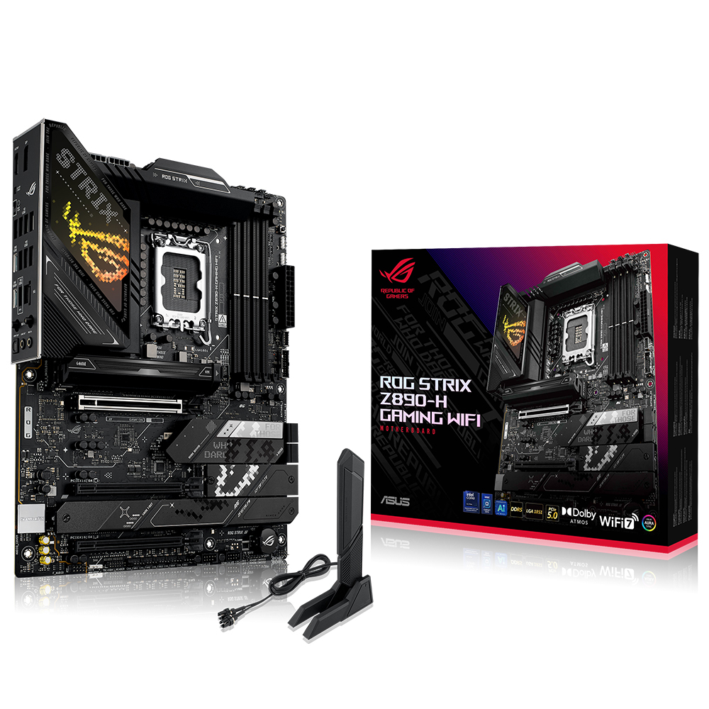 ASUS ROG STRIX Z890-H GAMING DDR5 HDMI DP PCIE 5.0 1851p ATX ikinci görünüm