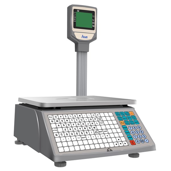 ACLASS LS2 Barkod Yazıcılı Terazi Ethernet,Seri 15kg