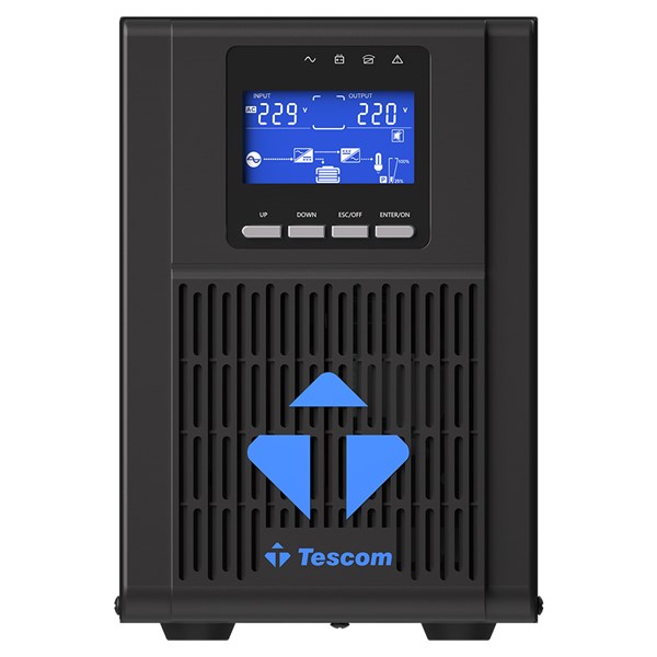 TESCOM 1kva NEOLINE 1/1 Online Ups 12v 9amper ikinci görünüm