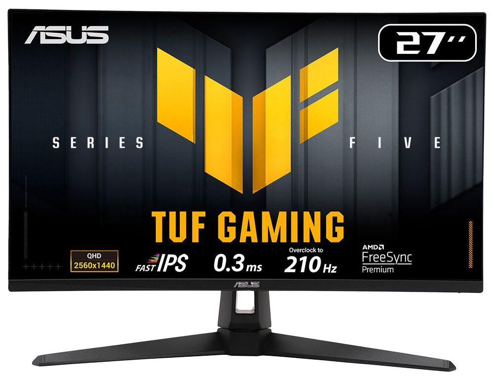 ASUS 27" IPS TUF GAMING VG27AQ5A 0.3MS 210Hz HDMI-DP Gaming Monitör (2560 X 1440)