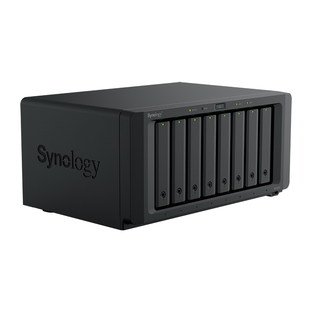 SYNOLOGY 8diskli Ryzen V1500B 8GB RAM-2-GbE Nas Server DS1825 PLUS