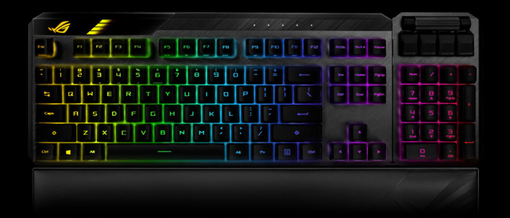 ASUS ROG CLAYMORE II Kablolu/Kablosuz Mekanik Gaming Klavye (90MP01W0-BKEA01)