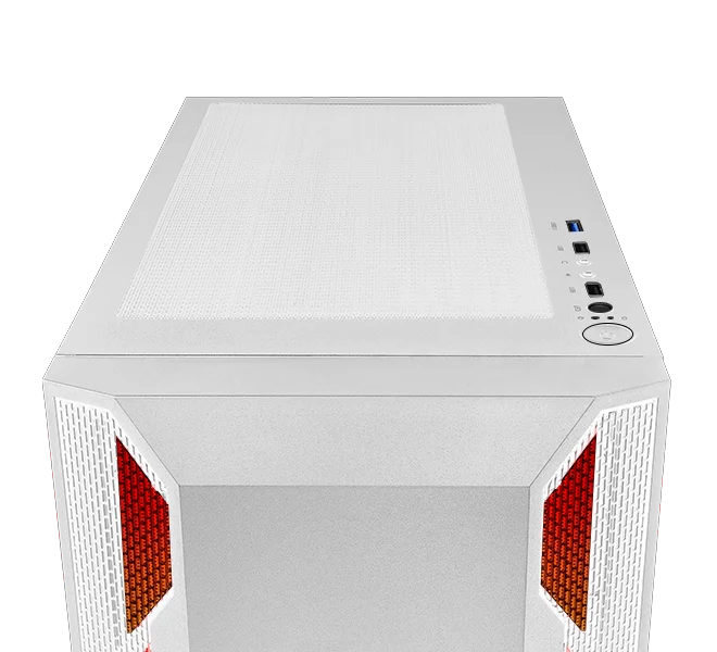 POWERBOOST 650W 80+ PB-P3701BW MESH GAMING ATX PC Kasası Beyaz