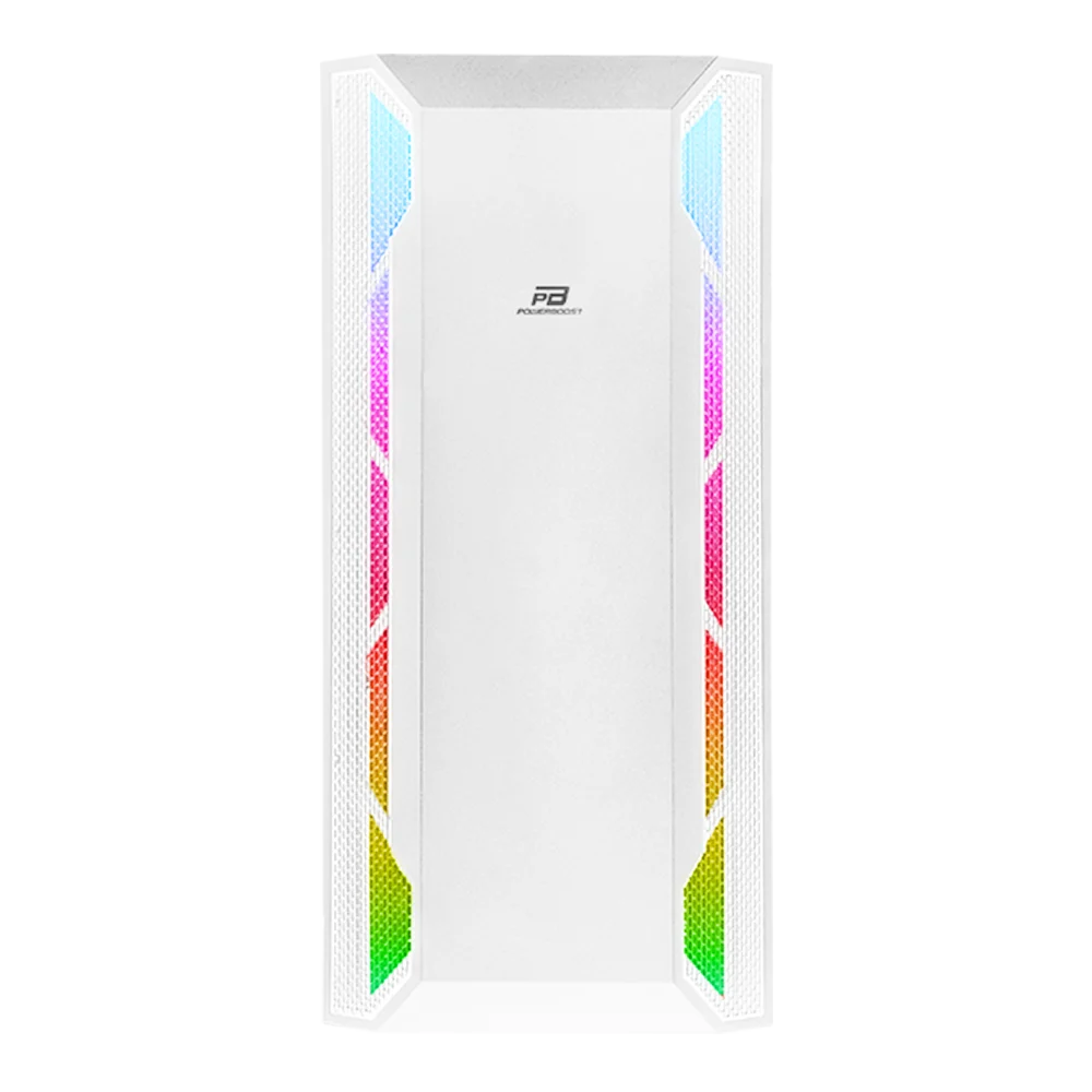 POWERBOOST 650W 80+ PB-P3701BW MESH GAMING ATX PC Kasası Beyaz