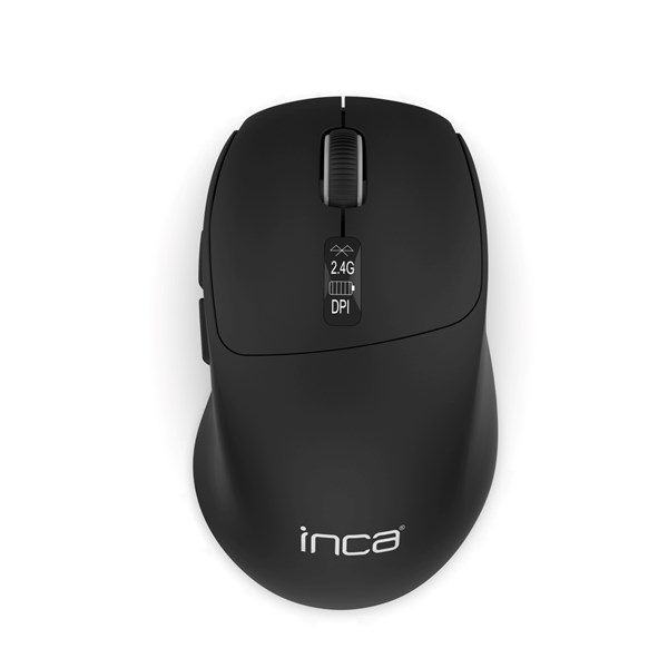 INCA IWM-397T Kablosuz + Bluetooth Siyah Mouse ikinci görünüm