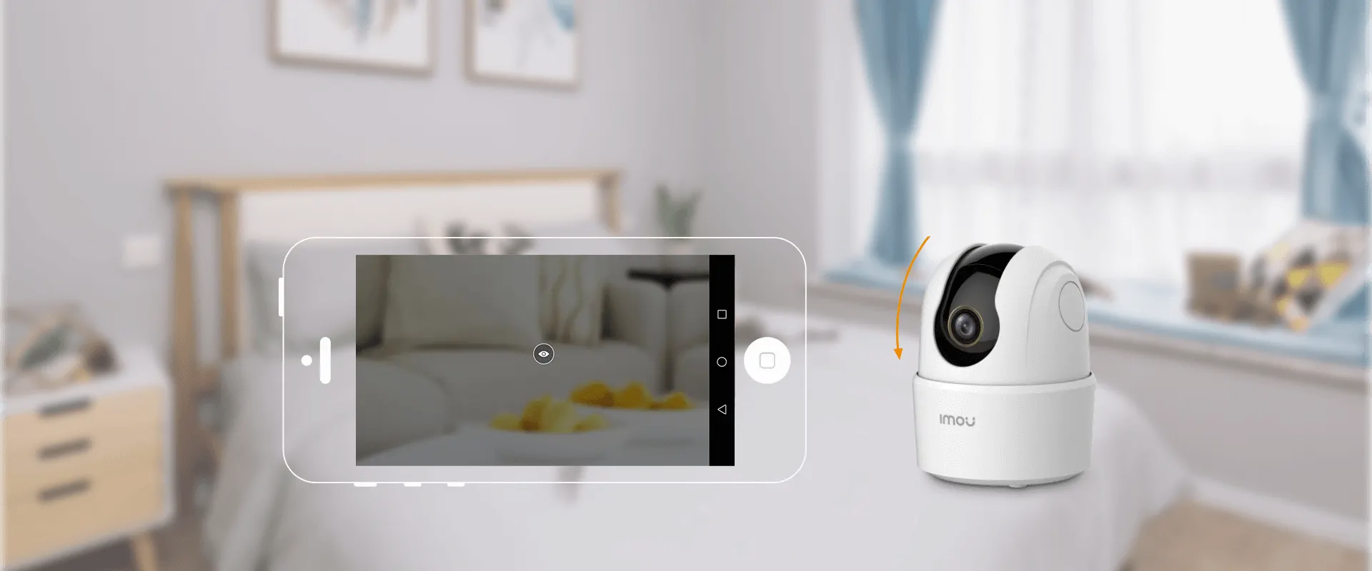 IMOU 3MP PT 3.6mm Wıfı Kablosuz Pan-Tilt IP Kamera Ranger 2C IPC-K2ECP-3H3W