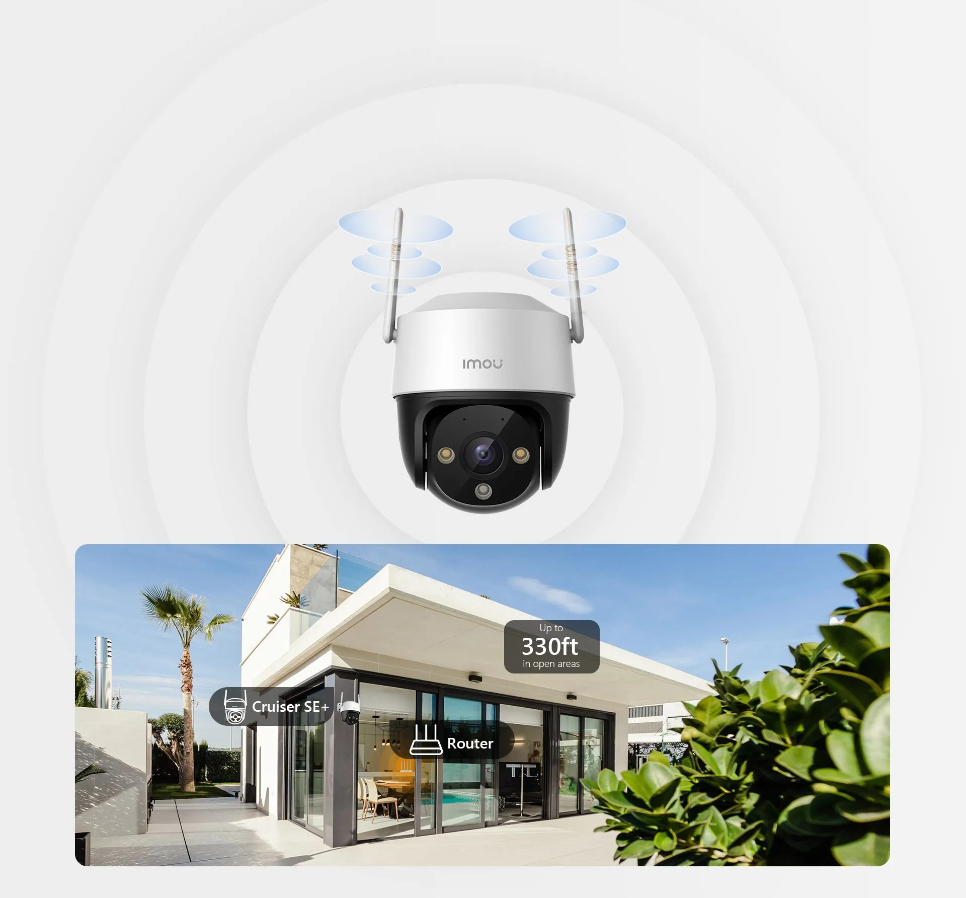 IMOU 3MP PT Speed Dome 3.6mm IP Kamera IPC-K7CP-3H1WE