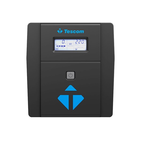 TESCOM 1000VA LEO+ LEO1000AP Modem Protect Lcd Ekran Line Interactive Ups ikinci görünüm