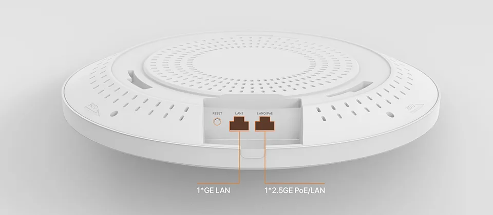 TENDA i36 WIFI7 BE5010 Dual Band Tavan Tipi Access Point PoE