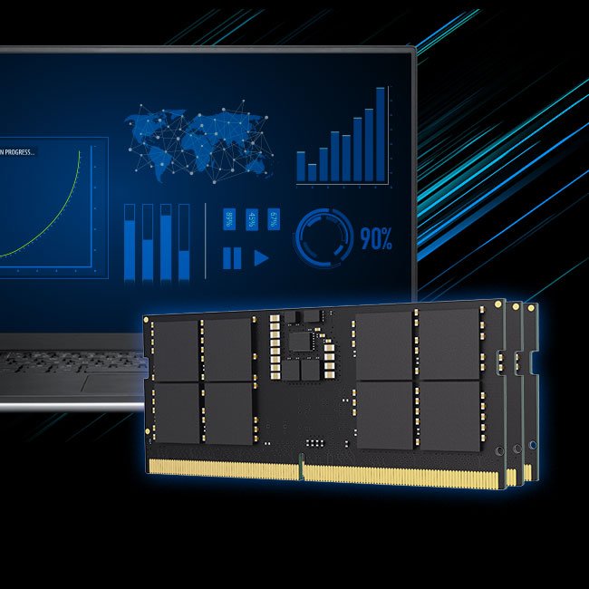 LEXAR 8GB DDR5 5600MHZ CL46 NOTEBOOK RAM VALUE LD5S08G56C46ST-BGS