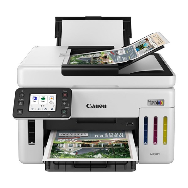 CANON A4 Renkli GX6140 Çok Fonksiyonlu Tanklı Yazıcı USB 2.0,Ethernet,Kablosuz