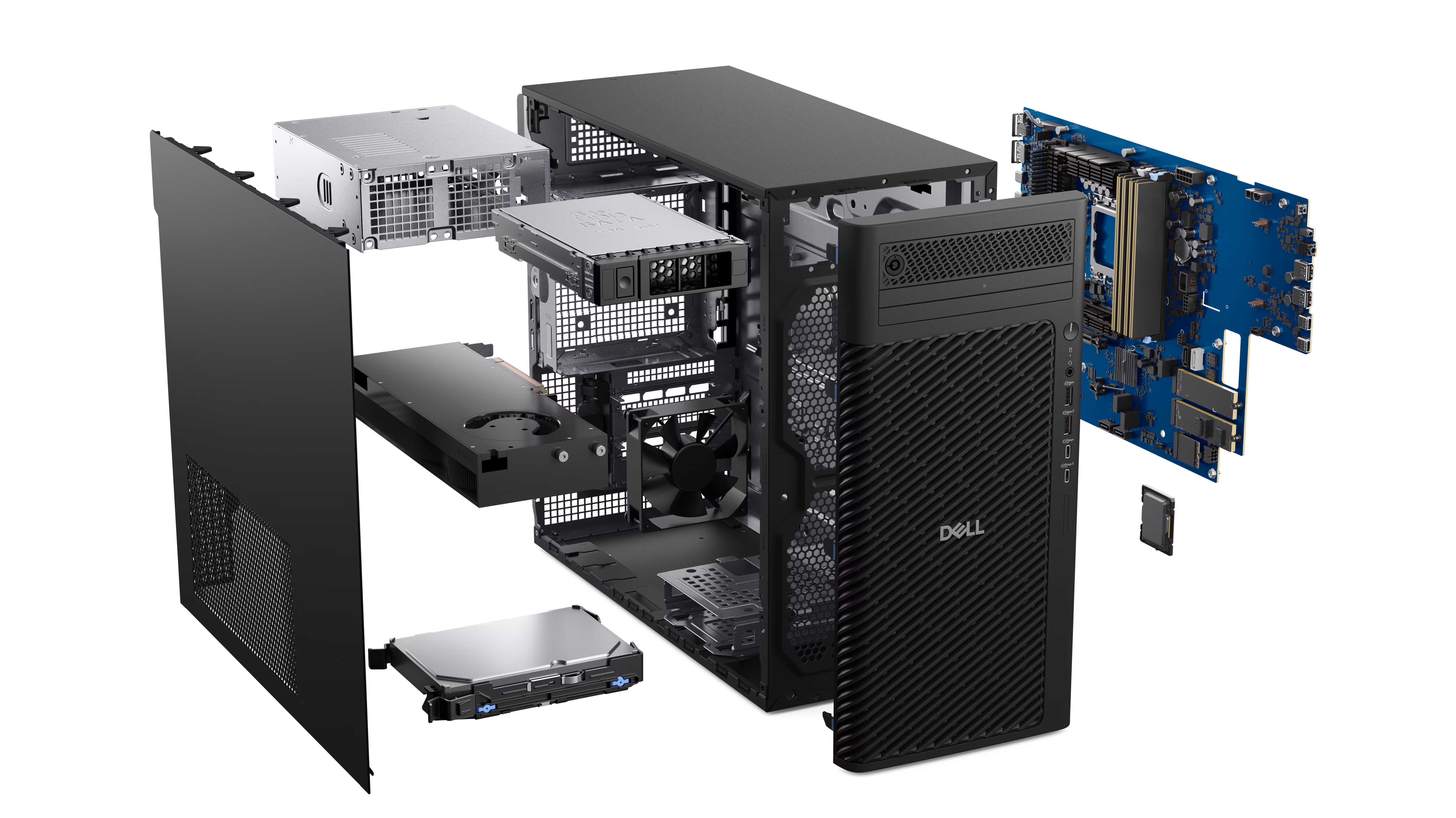 DELL PRO MAX TOWER FCT2250_2 ULTRA 7 265- 16GB DDR5 RAM- 512GB M2 NVME- 8GB A1000- W11 PRO İş İstasyonu