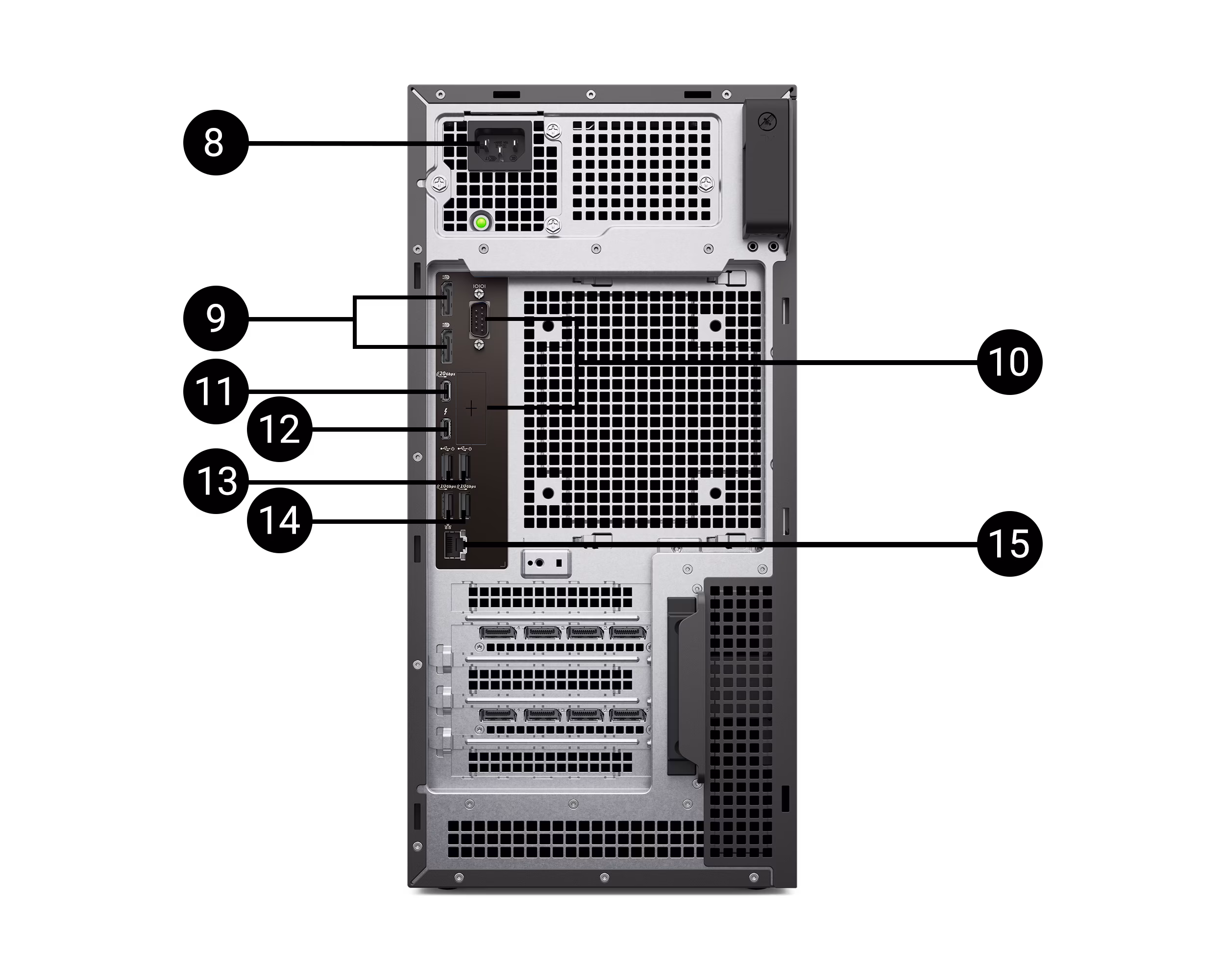 DELL PRO MAX TOWER FCT2250_2 ULTRA 7 265- 16GB DDR5 RAM- 512GB M2 NVME- 8GB A1000- W11 PRO İş İstasyonu