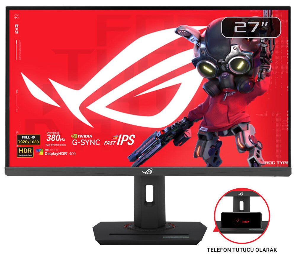 ASUS 27" FAST IPS ROG STRIX XG279CNS 1MS 380HZ HDMI-DP Gaming Monitör (1920 X 1080)