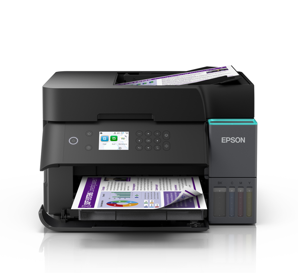 EPSON A4 Renkli EcoTank L6390 Çok Fonksiyonlu Tanklı Dublex Yazıcı Fax USB 2.0,Ethernet,Kablosuz ikinci görünüm