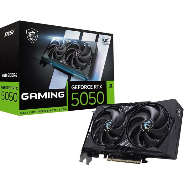 MSI RTX5050 8GB GAMING OC GDDR6 128bit HDMI DP PCIe 5.0 ikinci görünüm