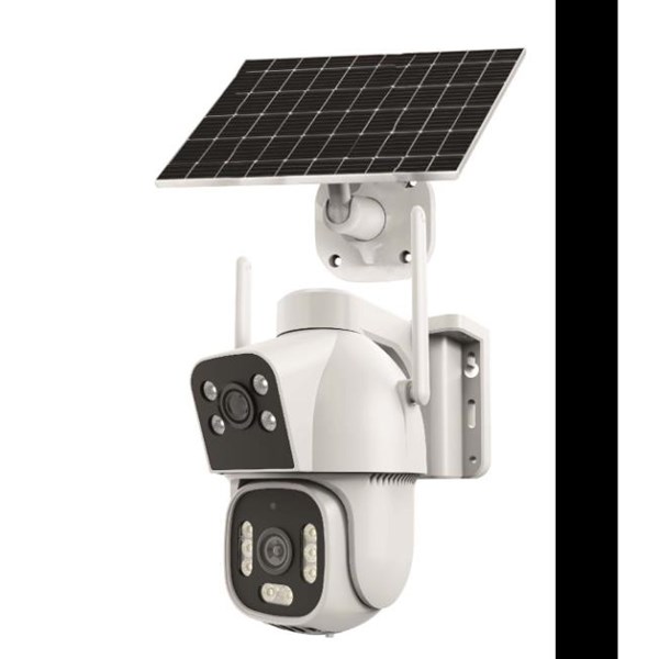 INOX 2+2MP PTZ Speed Dome 3.6mm Kablosuz IP Solar Kamera 4G Sim Kart Destekli X15 ikinci görünüm