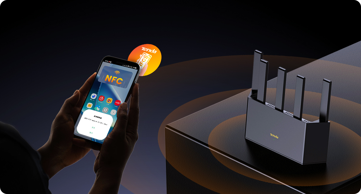 TENDA TE3L BE3600 WIFI7 Dual Band Router