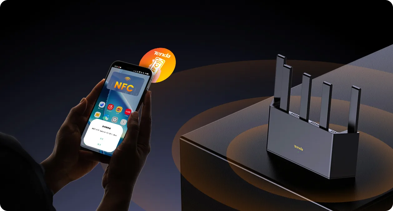 TENDA TE3L BE3600 WIFI7 Dual Band Router