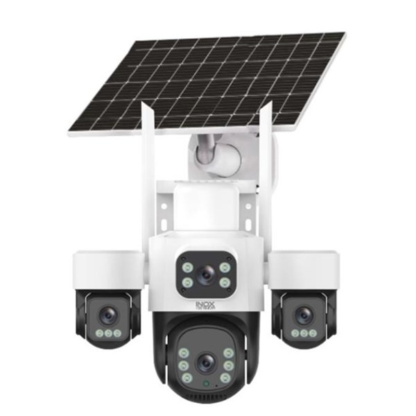 INOX 3MP 4Lens PT Speed Dome 3.6mm IP Solar Kamera E-Sim X14 ikinci görünüm