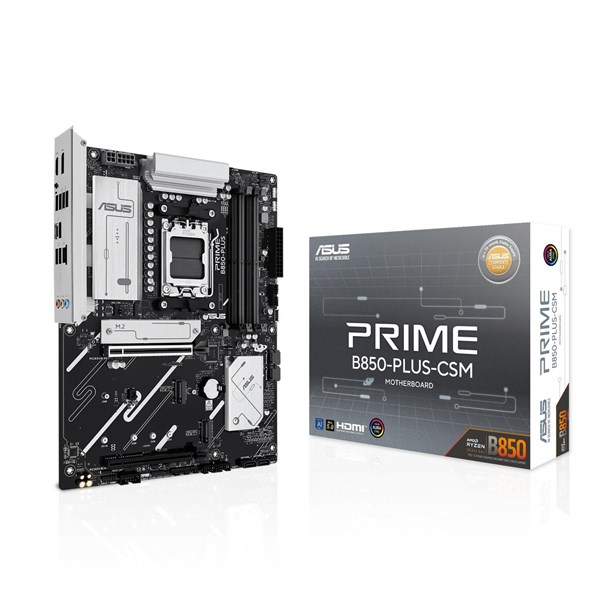 ASUS PRIME B850-PLUS CSM DDR5 - HDMI-DP PCIE 5.0 AM5 ATX Kurumsal Anakart ikinci görünüm