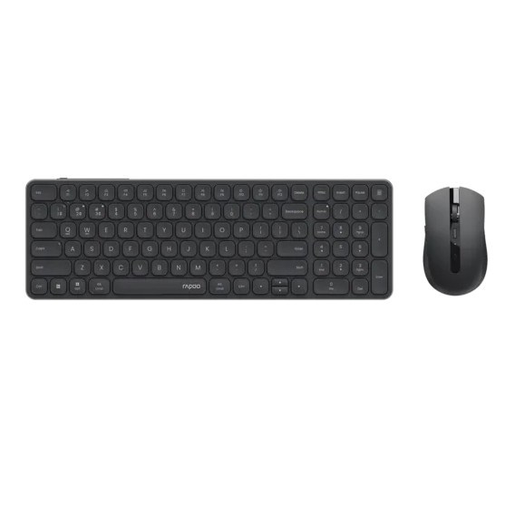 RAPOO 9350S Kablosuz Siyah Klavye - Mouse Set (13389) ikinci görünüm