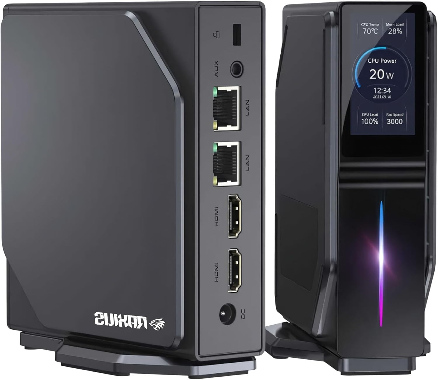 RAXIUS N150- 8GB RAM 512GB NVME O/B UHD FDOS MINI PC / MOMENTUM ND-I15A002