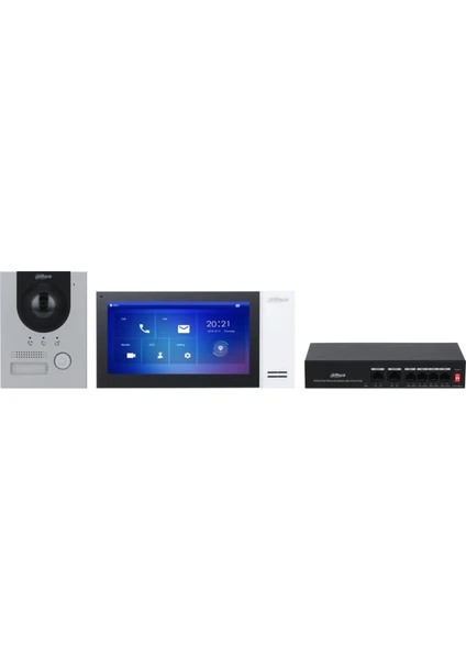 DAHUA KTP01-S2(S) IP Villa Görüntülü Kapı İstasyonu - Indoor Monitor ikinci görünüm